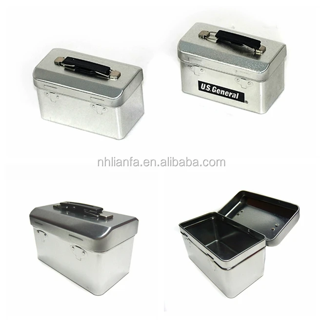 Small Metal Box With Handle Buy Hinged Lid Metal Box,Small Tool Box