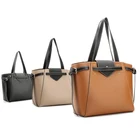 D-18015 2019 Myanmar own factory made fancy women fashion elegance pu leather tote bag brand lady handbag