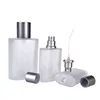 New popular free sample 15ml 30ml 50ml 100ml oblate rectangle perfume spray glass bottle