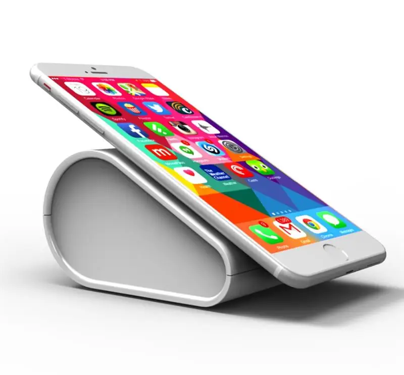 Various styles mini speaker qi charger furniture universal power bank