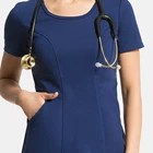 2019 Hot sale classic cherokee dental clinic nurse scrub suit design hopital uniform