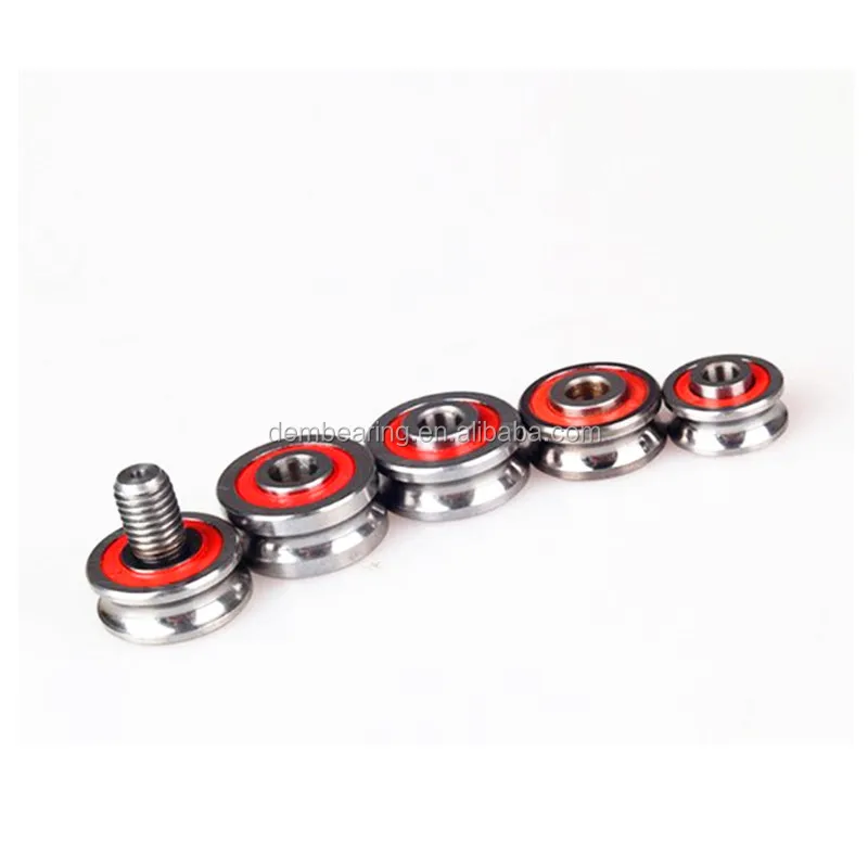 All Types Ball Bearing Size Pulley V Groove Track Roller Wheel Bearings