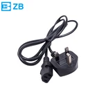 UK 13A 250V plastic power cord with and IEC60320 C13 power plug