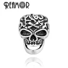 REAMOR Silver Bronze Plated Human Skeleton Slider Copper Metal Spacer Beads Accessories for DIY Bracelets Jewelry Making