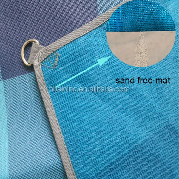 1.3x1.8msandlessビーチマットの砂のための無料ビーチマット仕入れ・メーカー・工場