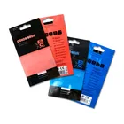 Black mylar bags ziplock cosmetic tools packing plastic zipper bag