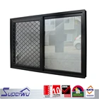 Windows Sliding Glass Australian Standard AS2047 Aluminium Glass Sliding Windows With Insect Screen