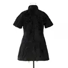 2019 New Design Fur Clothing Lamb Wool Embossed woman coat