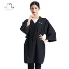 Salon Client Robes Wholesale Polyester Dressing Gown For Premium Spa Bathrobe Kimono Womens Barber Shop Robe