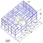 warehouse color dome steel roof structure building steel structure plans