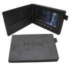 Mp4 Player Customized Leather Hot Sexy HD Lcd MP4 Player Video Greeting Card Business Brochure Book
