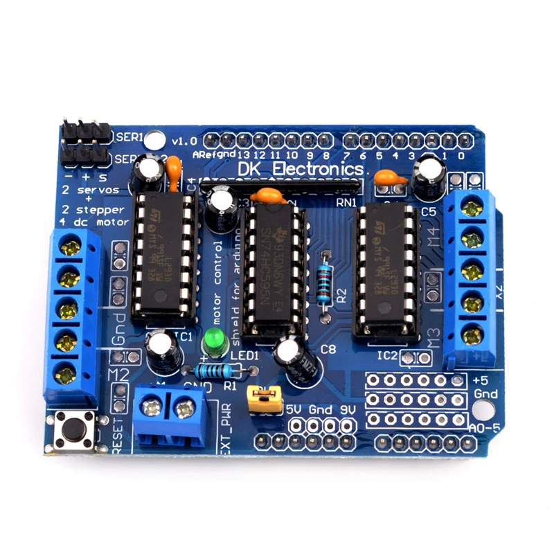 L293d Motor Drive Shield Dual Motor Drive Expansion Board Motor Control