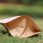 Paper Pouch Custom Design 1kg Size Laminated Flat Zipper Paper Plastic Pouch For Rice Packaging