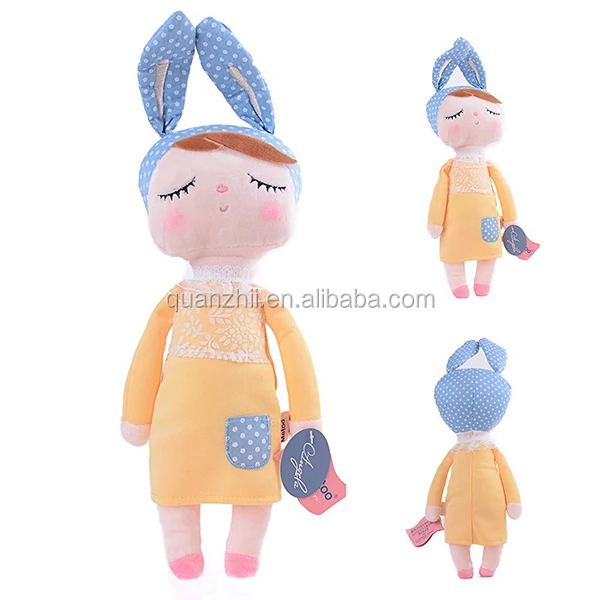 gift baby kids girl bunny earn custom figure stuffed plush doll