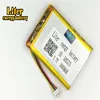 plug 2.5-3P 3.7 V 505575 3000mah Rechargeable lipo battery solar li ion polymer lithium battery with PCM