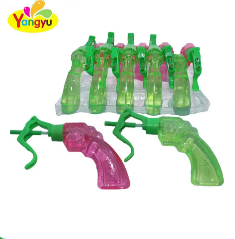 Interesting Large Gun Shape Sour Liquid Spray Candy Toy
