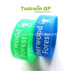 No minimum custom logo colorful silicone rubber wristbands