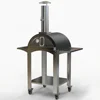 Stainless steel wood fired pizza oven Commercial outdoor charcoal pizza baking machine
