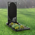 Natural Stone monument black granite tombstone