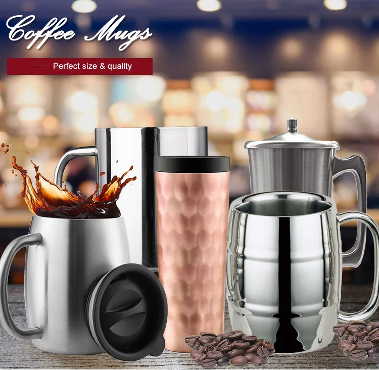 high quality most popular stainless coffee mug wholesale