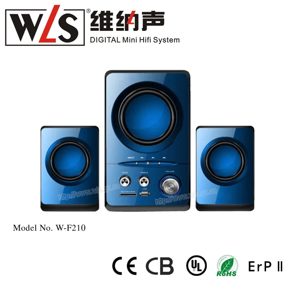 WLS Top 3 Home Theater System portable active radio player W-F210 support USB - ANKUX.COM