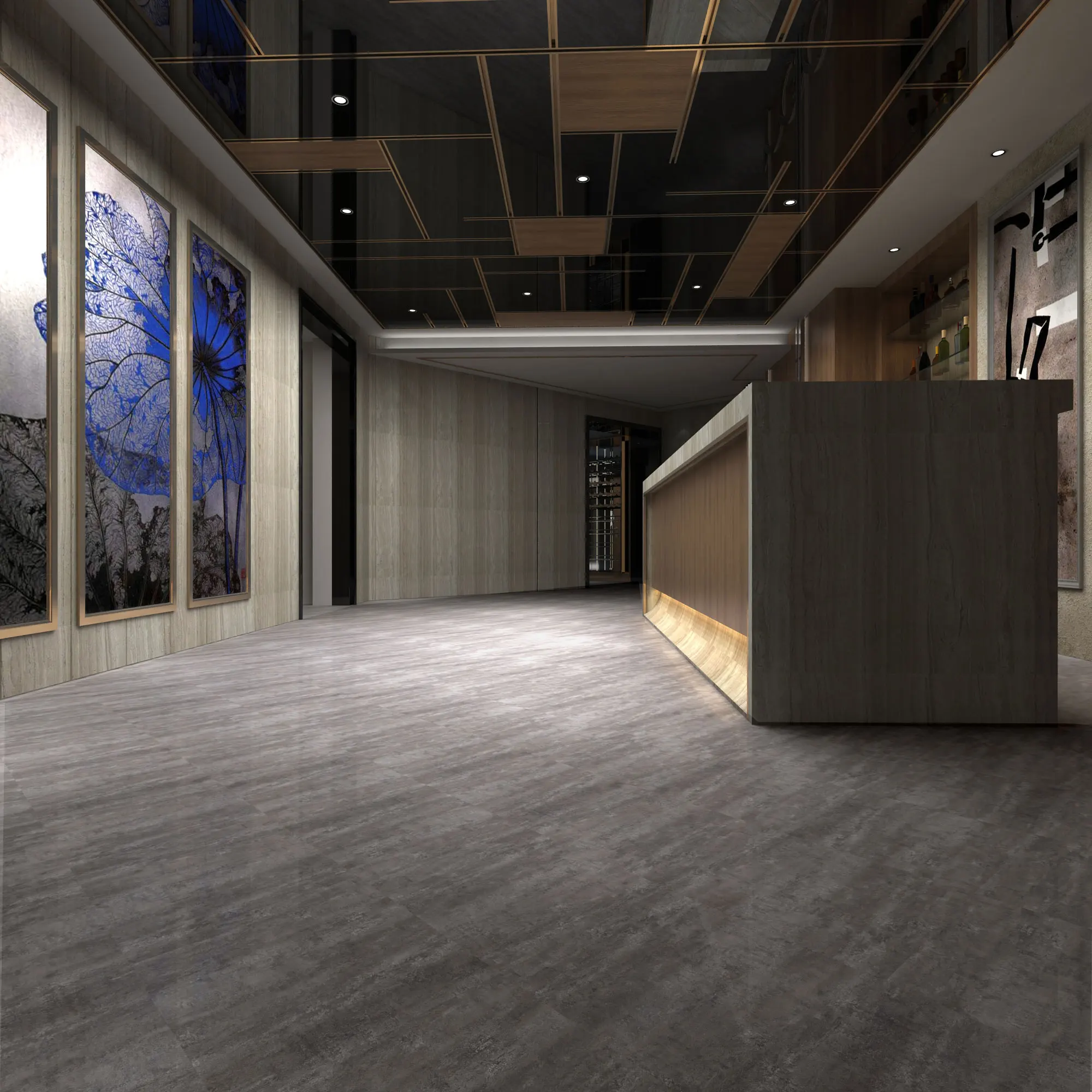 very high resistance against dents and scratches, durable decors