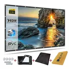 Custom--made soft PVC front portable foldable simple projection screen fast collapsible for movie theater
