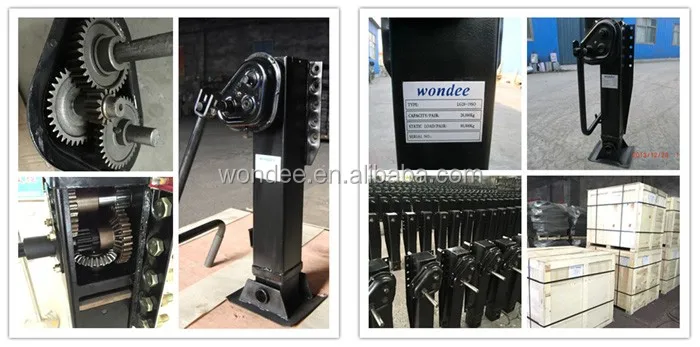 The Detail Photos about 28 Ton Landing Gear For Truck Parts