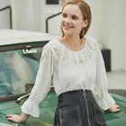factory sale various designs casual woman long sleeve top blouse