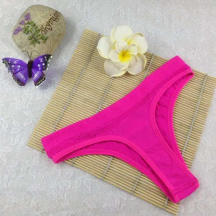 Stock sey Seamless g string thongs women panties underwear briefs comfort hollow out wearable g-string ropa bragas tangas calcin