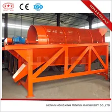 Heavy duty drum vibrating rotary roller screen for mining
