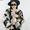 Custom Made Women Warehouse Colors Inexpensive Full Faux Fur Coat