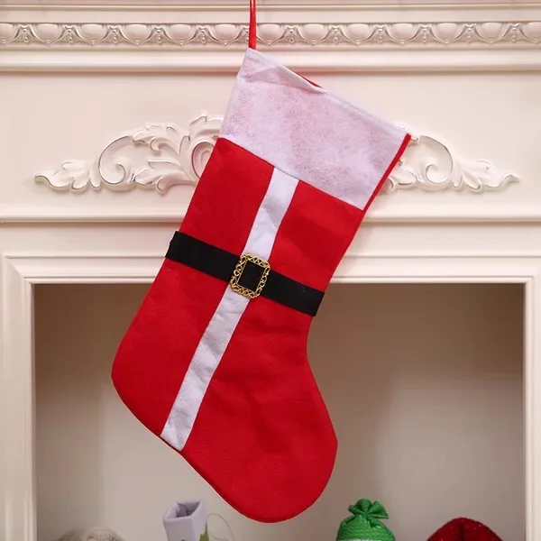 personalized mini plain gift sock red velvet christmas stocking