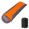 hot sale new custom adult cotton outdoor camping travel car sleeping bag envelope cold weather portable with carry bag