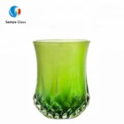 high quality 8 oz color shot glass set measuring square shot glass tea cup