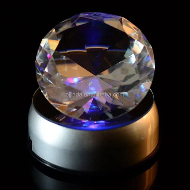 sale custom design large decorative crystal diamond stone glass