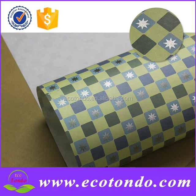 luxury gift packing paper striped wrapping paper for sale
