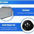 H14 ffu hepa filter fan motorized cleanroom fan filter unit ffu