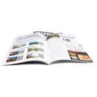 High Quality a4 size fashion catalogs saddle stitching binding perfume catalog printing