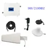 Best Price 3G 4G Signal Repeater Cellular Phone Signal Booster Amplifier 900/2100MHz Dual Band Kit and Panel/LPDA Antenna