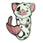 Cheap metal plastic name birthday lapel pin and badge with magnet