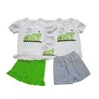 2019 Bulk wholesale kids clothing set cute baby summer clothes toddler children boutique girl clothing set