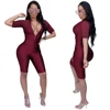 /product-detail/2019-hot-selling-wa8642-burgundy-solid-zipper-bandage-bodycon-sexy-short-jumpsuit-women-62027988299.html