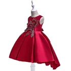 Beautiful baby girl fashion kids party wear lace dress