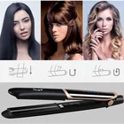 Professional Hair Straightener Curler Hair Flat Iron Negative Ion Infrared Hair Curling Iron Corrugation LED Display