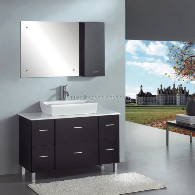 18mm Thailand Oak Modern Bathroom Cabinet (X001)