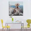 Single Panel Art Crafts handmade Sexy women nude neck Oil Painting Fashion on Canvas New Products