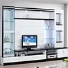 popular Romantic simple lcd tv stand home furniture wood tv cabinet