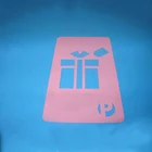 Promotional Cheap Customized stencil plastic , plastic letter stencil ruler