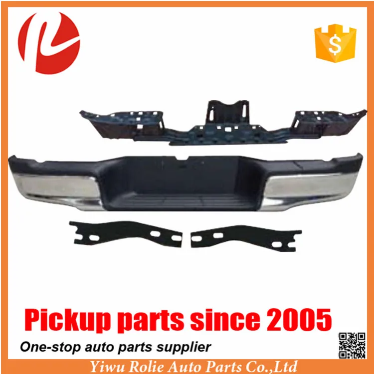 For Toyota Hilux Revo 2015 Rear Bumper Toyota Body Kits Pickup Rear Bumper